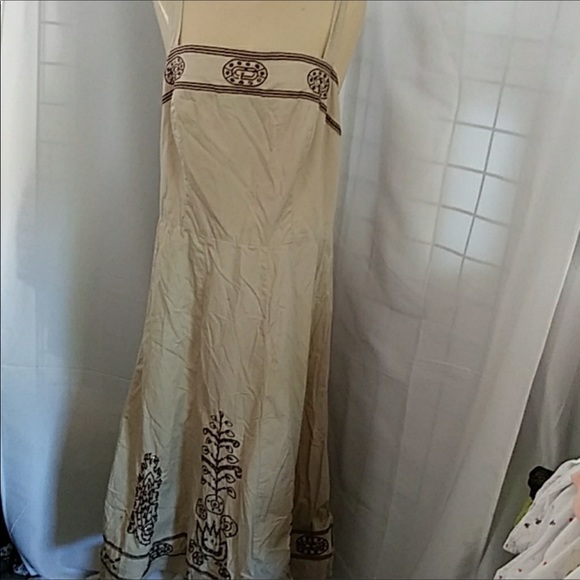 Signature by Robbie Bee Dresses & Skirts - Sequin Embellished Beige/brown Sundres